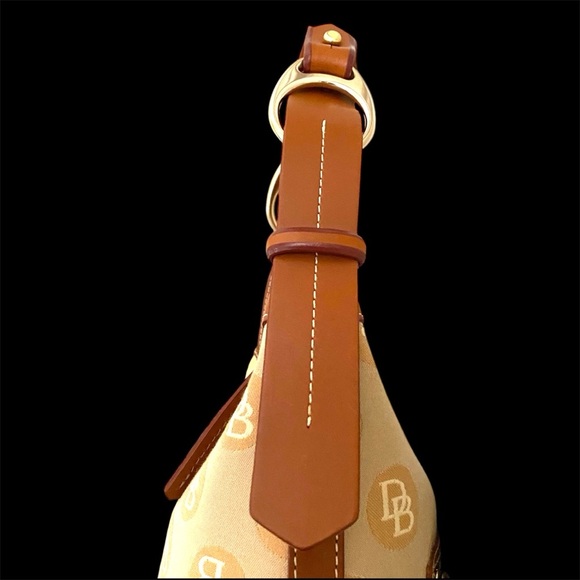 Dooney and Bourke Signature Jacquard Hobo Bag - Picture 7 of 13